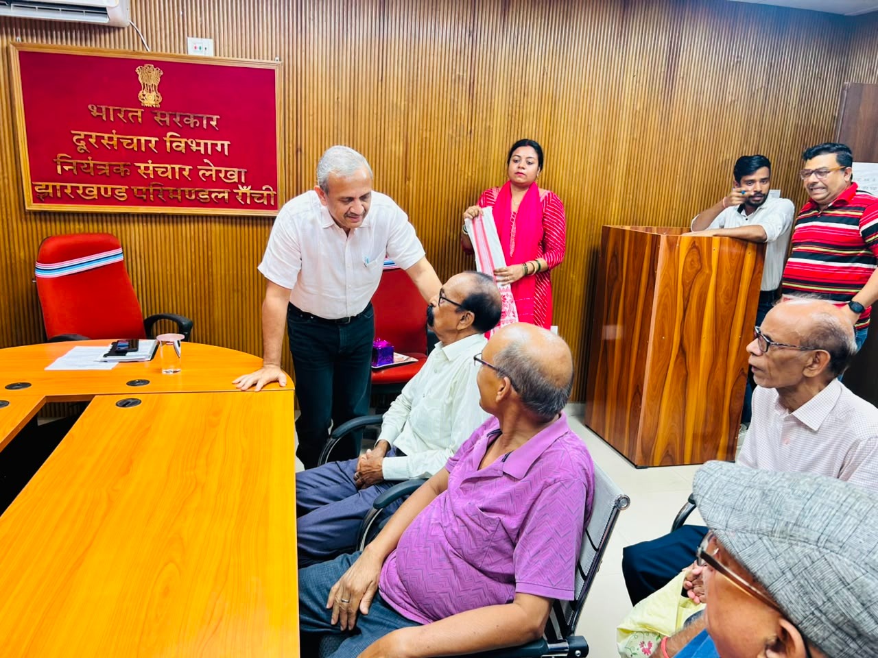 CCA Jharkhand taking feedbacks on Senior Citizen Day 2026
